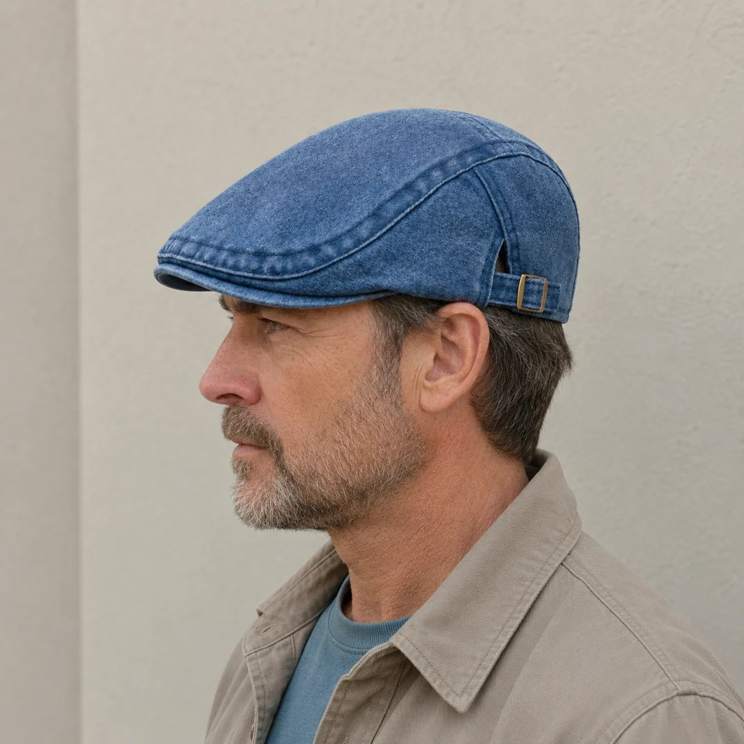 Marlow - Men's Ultra Comfortable Herringbone Cap